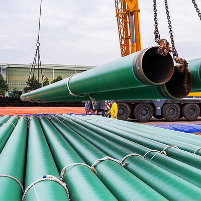 Low Pressure Fluid Transmissions Spiral Welded Tube For Piling Project