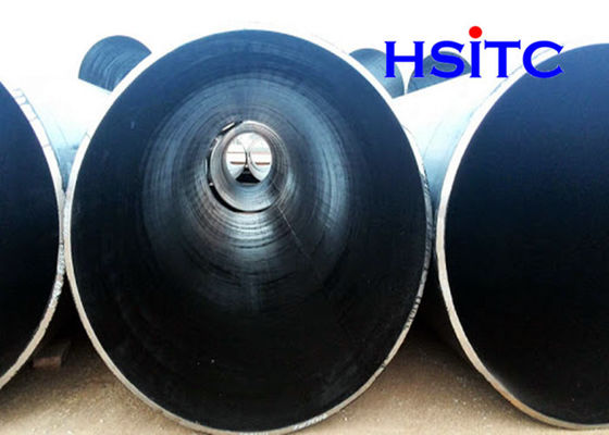56 Inch En10210 3LPE Coating LSAW Steel Pipe Straight Seam