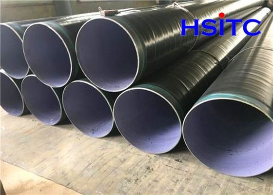 Din30670 3000mm Anti Corrosion Steel Pipe Three Layer PP